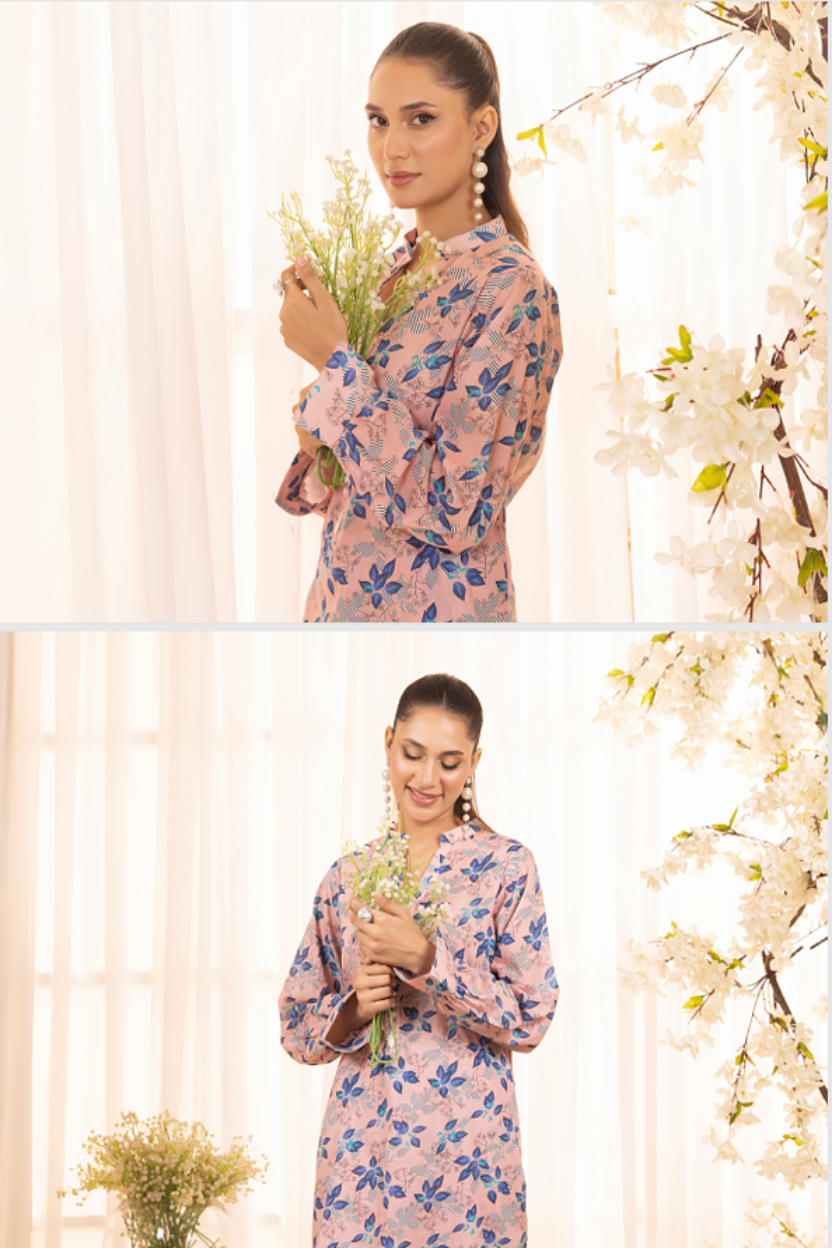 Identic Separates<br> (2 Pcs) Printed Lawn (Stitched) Sethi Brothers