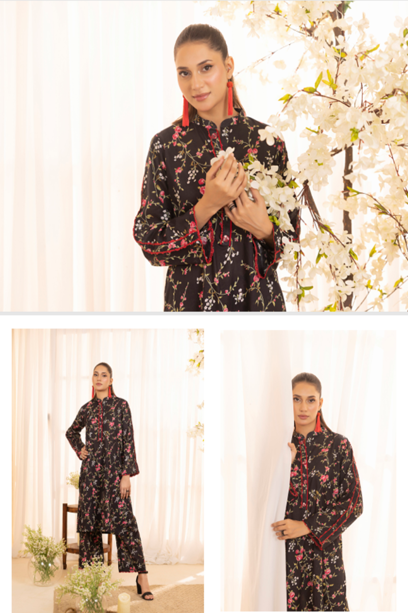 Identic Separates<br> (2 Pcs) Printed Lawn (Stitched) Sethi Brothers