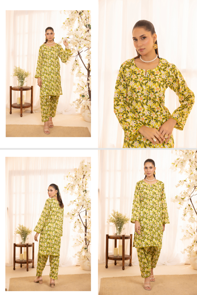 Identic Separate (2 Pcs) Printed Lawn (Stitched) Sethi Brothers