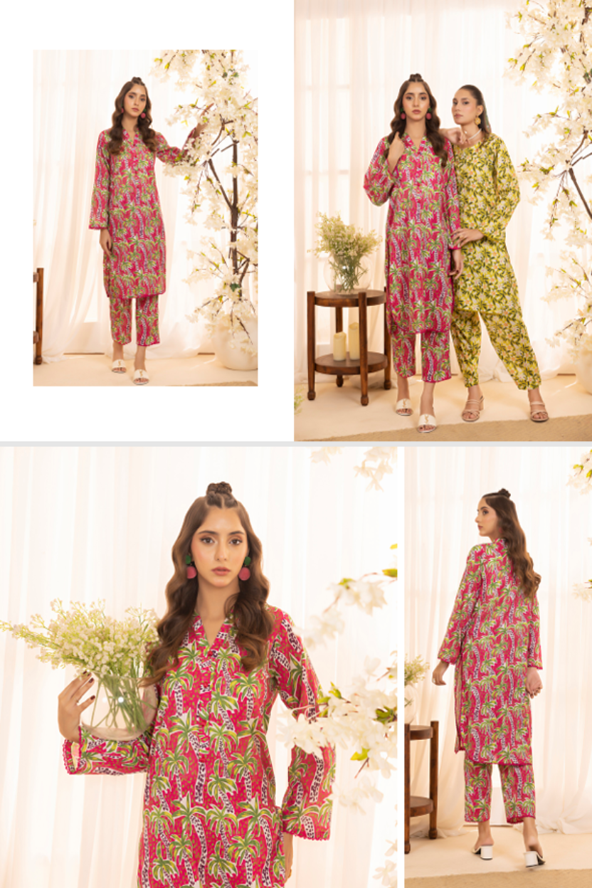 Identic Separate (2 Pcs) Printed Lawn (Stitched) Sethi Brothers