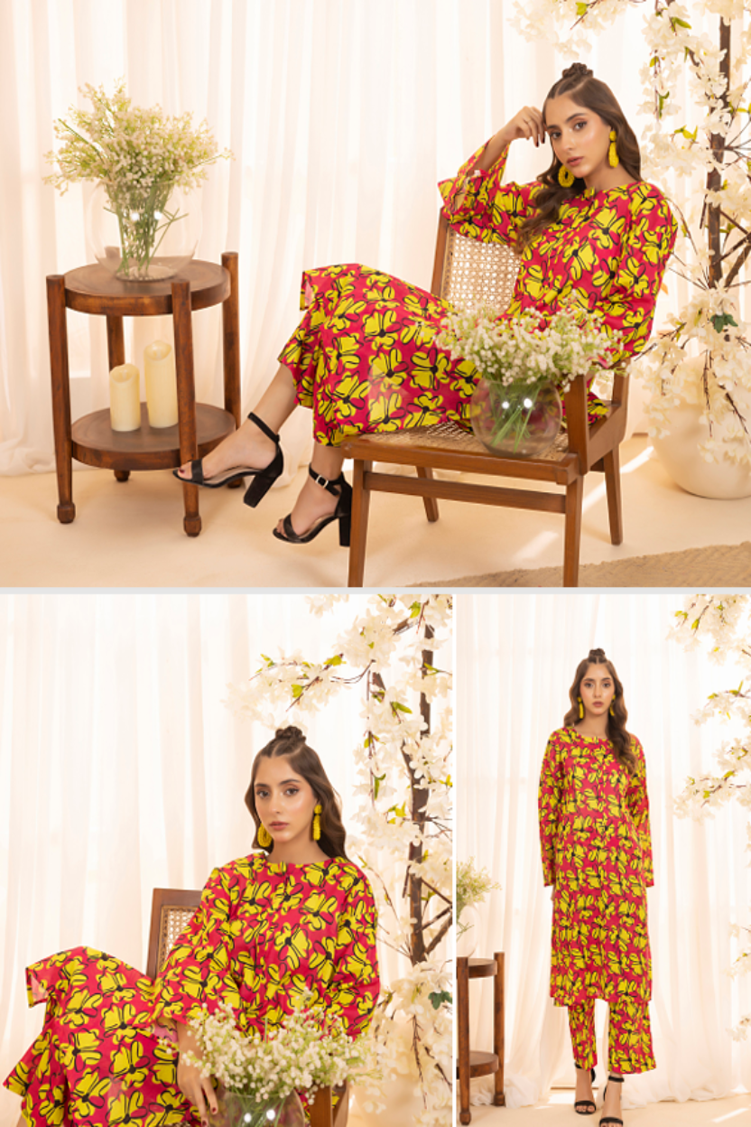 Identic Separate (2 Pcs) Printed Lawn (Stitched) Sethi Brothers